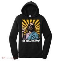 Funny Im Telling Dad Religious Christian Jesus Meme Women's Hoodie thumb 0