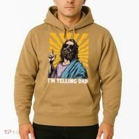 Funny Im Telling Dad Religious Christian Jesus Meme Hoodie thumb 2