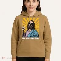 Funny Im Telling Dad Religious Christian Jesus Meme Hoodie thumb 5
