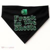 Freak In The Sheets Funny Accountant Excel USA-Made Doggie Bandana thumb 0