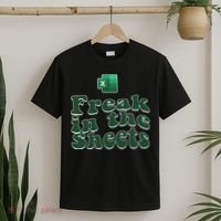 Freak In The Sheets Funny Accountant Excel T-Shirt thumb 2