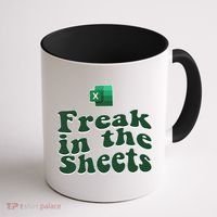Freak In The Sheets Funny Accountant Excel Coffee Mug thumb 1