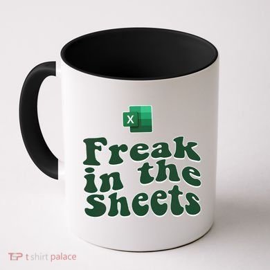 Freak In The Sheets Funny Accountant Excel Coffee Mug