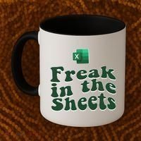 Freak In The Sheets Funny Accountant Excel Coffee Mug thumb 2