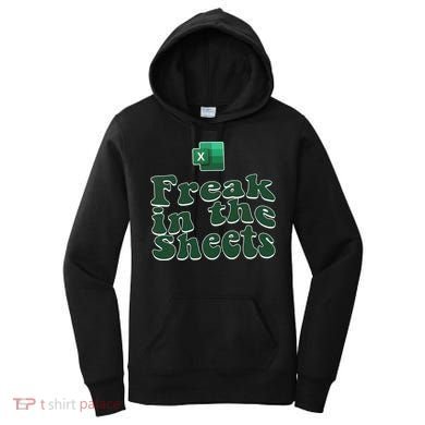 Freak In The Sheets Funny Accountant Excel Women's Hoodie