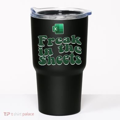 Freak In The Sheets Funny Accountant Excel Tumbler