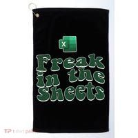 Freak In The Sheets Funny Accountant Excel Golf Towel thumb 0