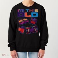 Funny I'm This Old Retro Media Technology Women's Sweatshirt thumb 0