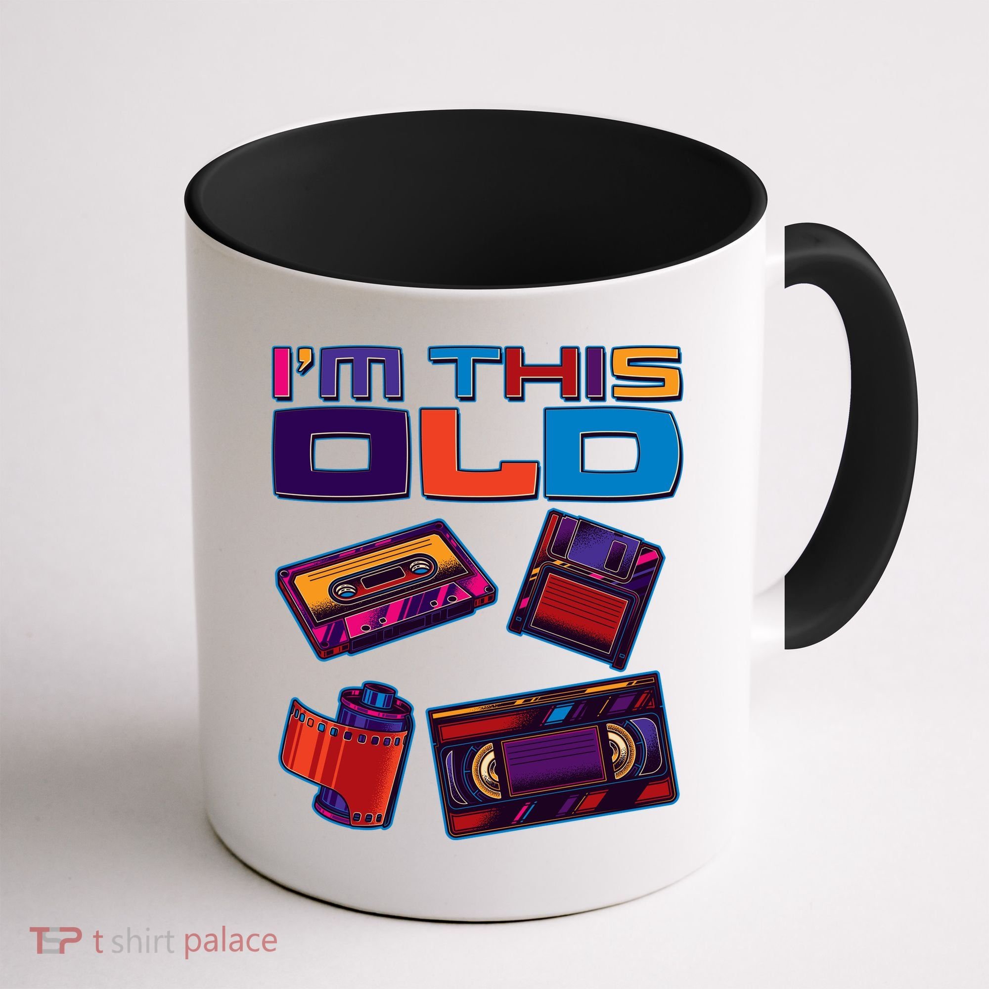 Funny I'm This Old Retro Media Technology Coffee Mug