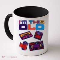 Funny I'm This Old Retro Media Technology Coffee Mug thumb 0