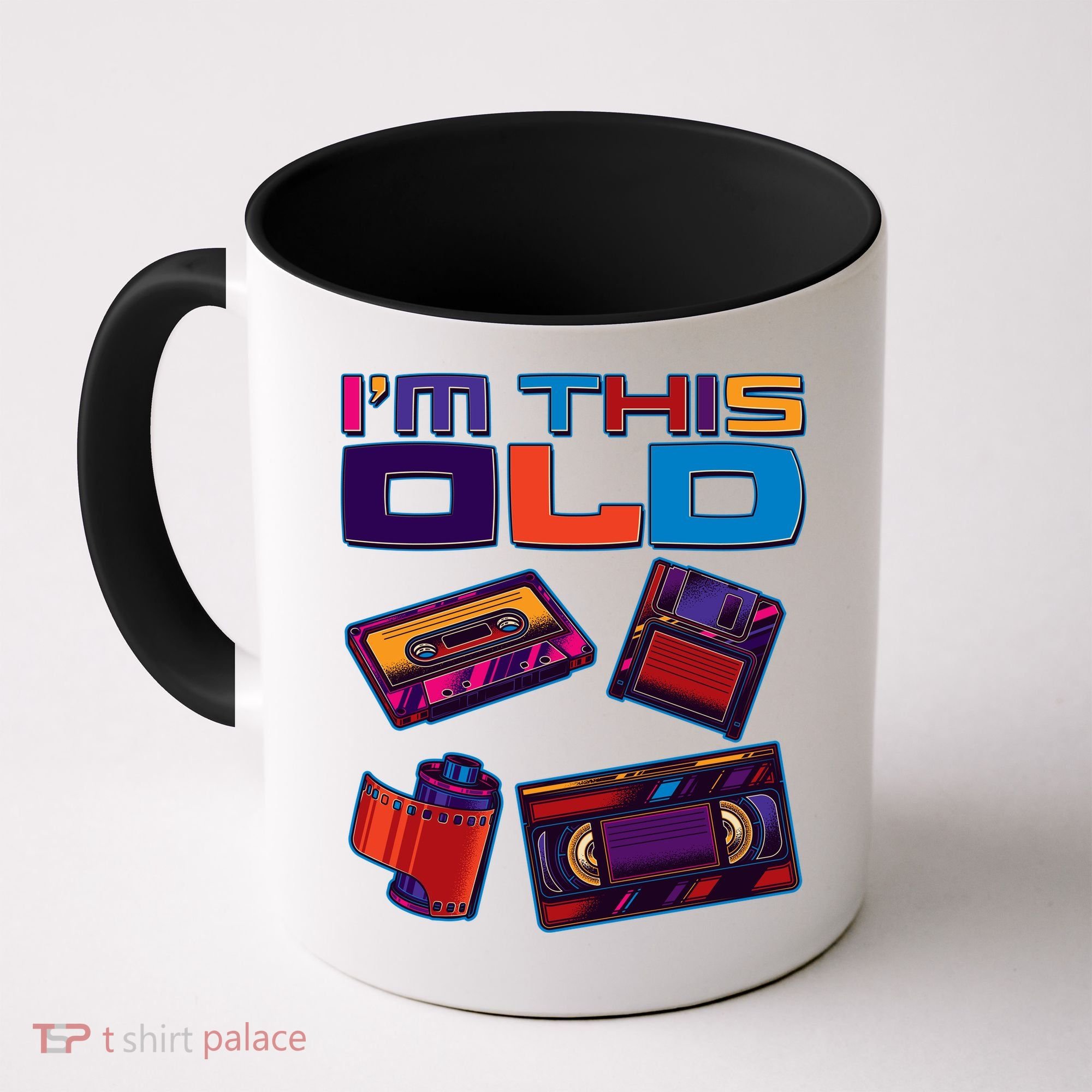 Funny I'm This Old Retro Media Technology Coffee Mug