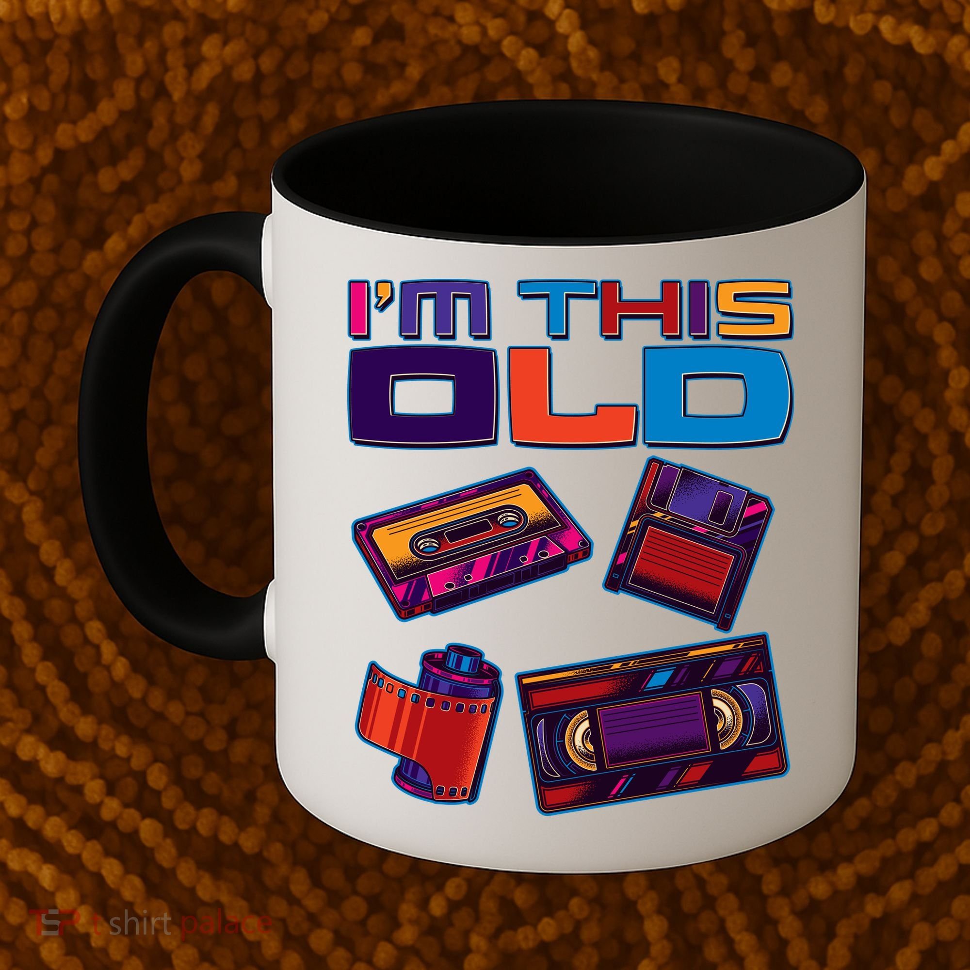 Funny I'm This Old Retro Media Technology Coffee Mug