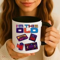 Funny I'm This Old Retro Media Technology Coffee Mug thumb 3