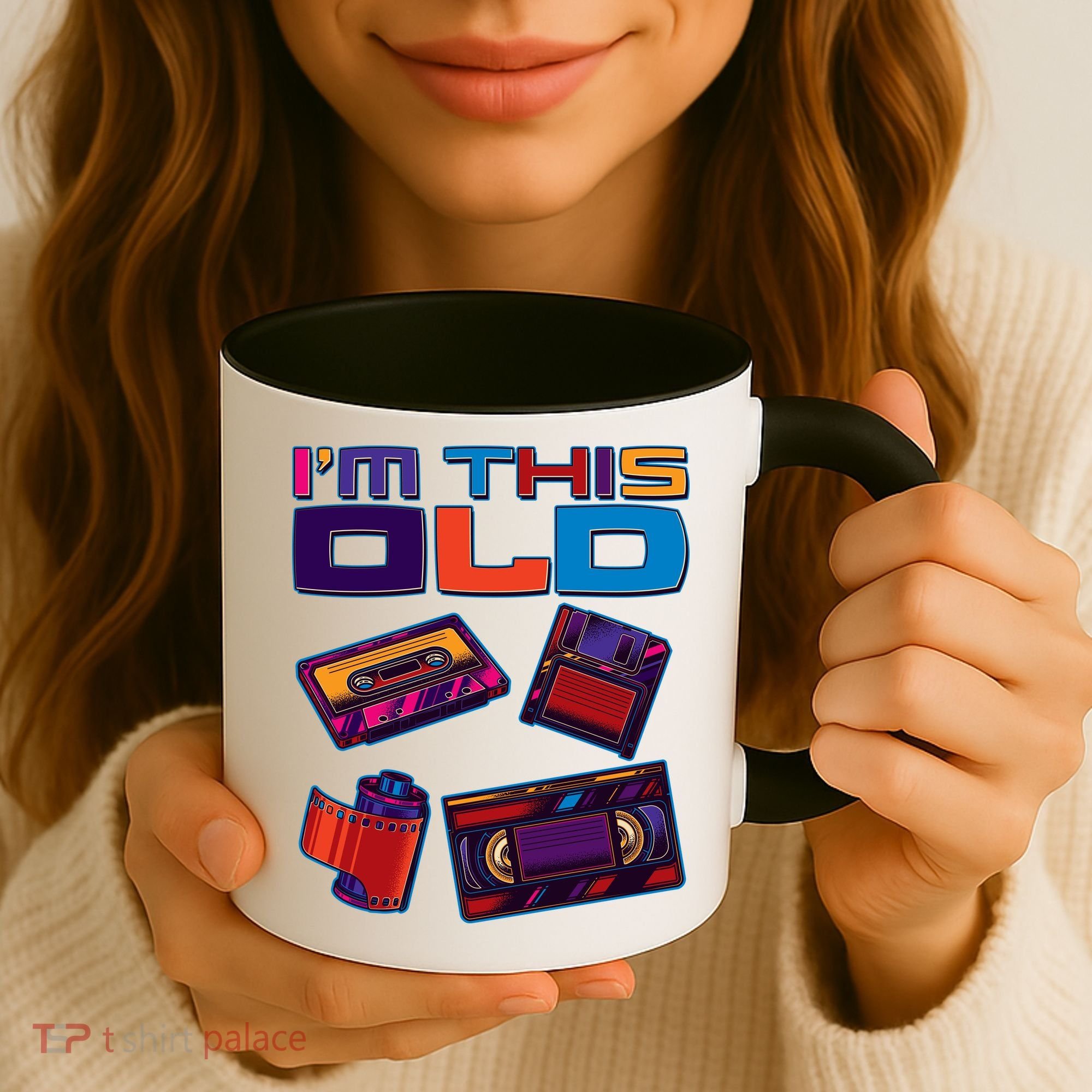 Funny I'm This Old Retro Media Technology Coffee Mug