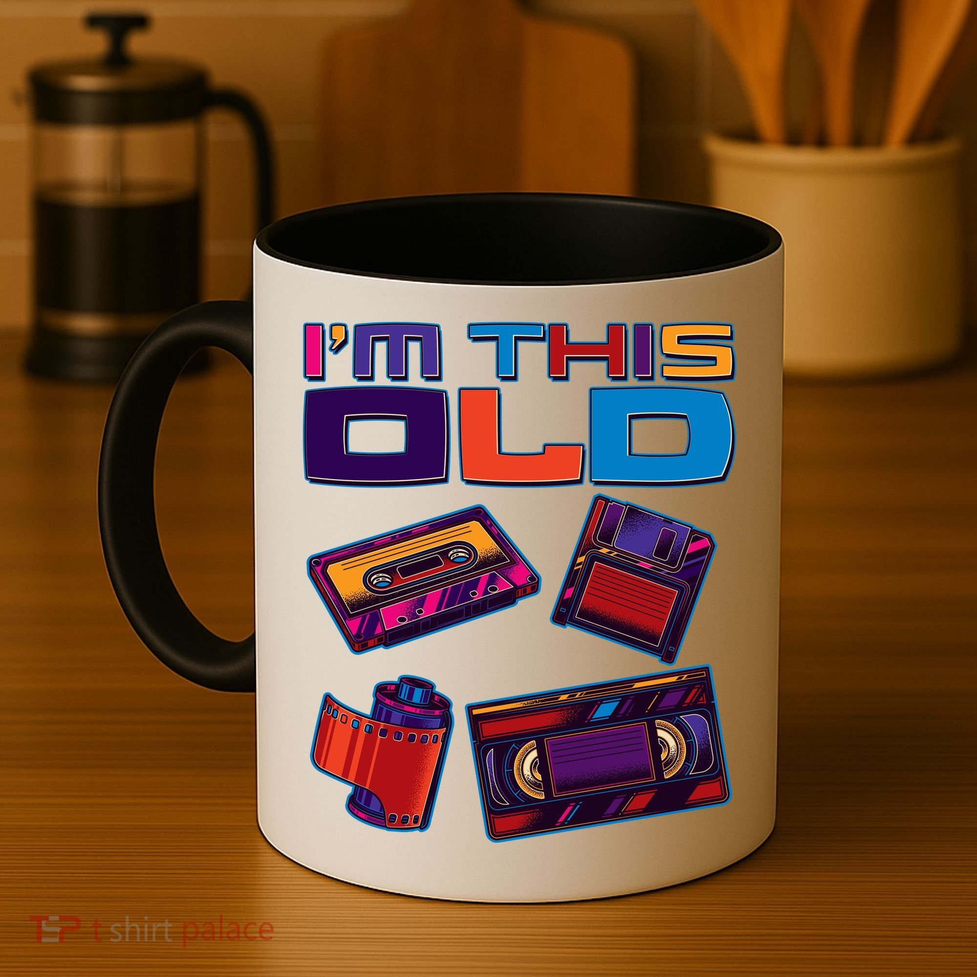 Funny I'm This Old Retro Media Technology Coffee Mug