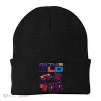 Funny I'm This Old Retro Media Technology Beanie thumb 0