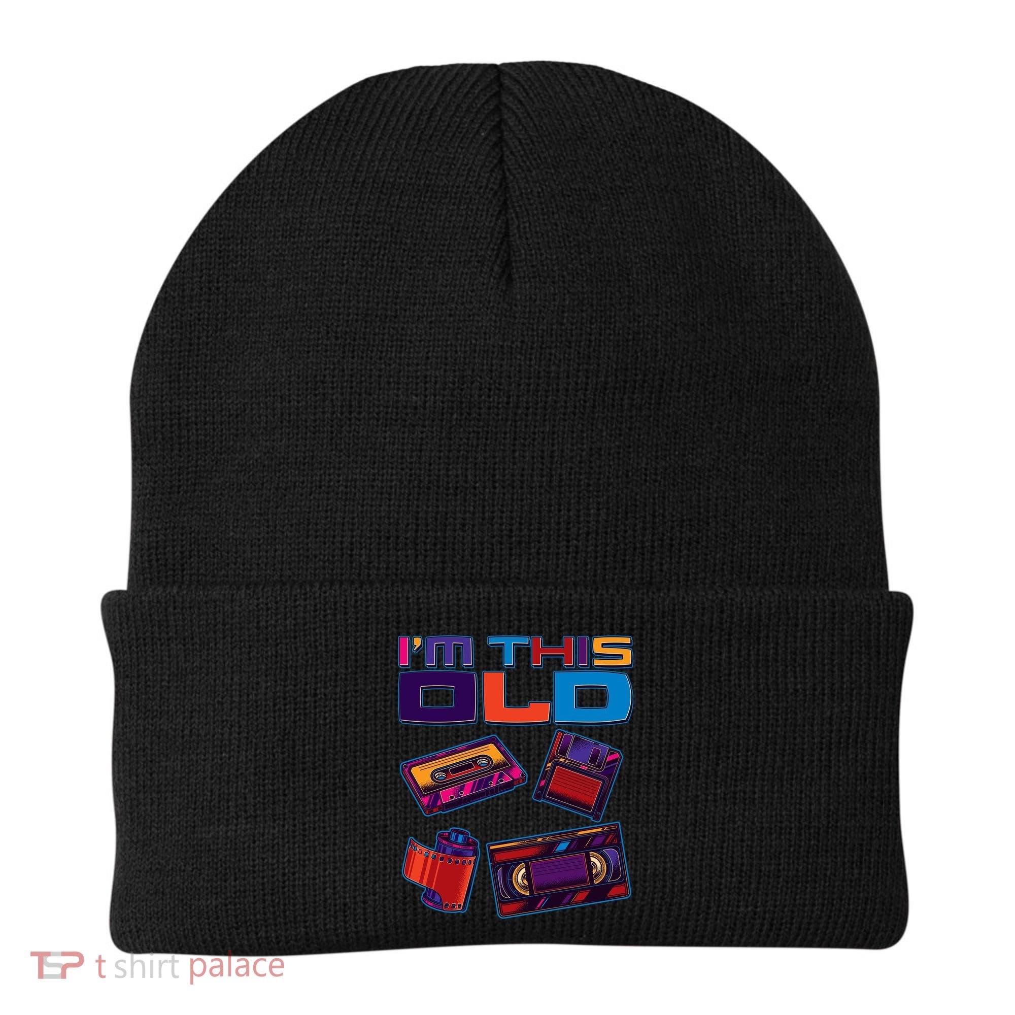 Funny I'm This Old Retro Media Technology Beanie