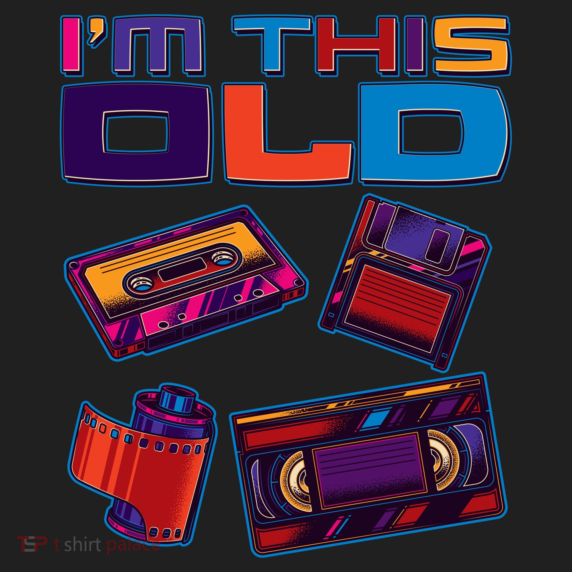 Funny I'm This Old Retro Media Technology Tumbler