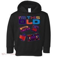 Funny I'm This Old Retro Media Technology Toddler Hoodie thumb 0