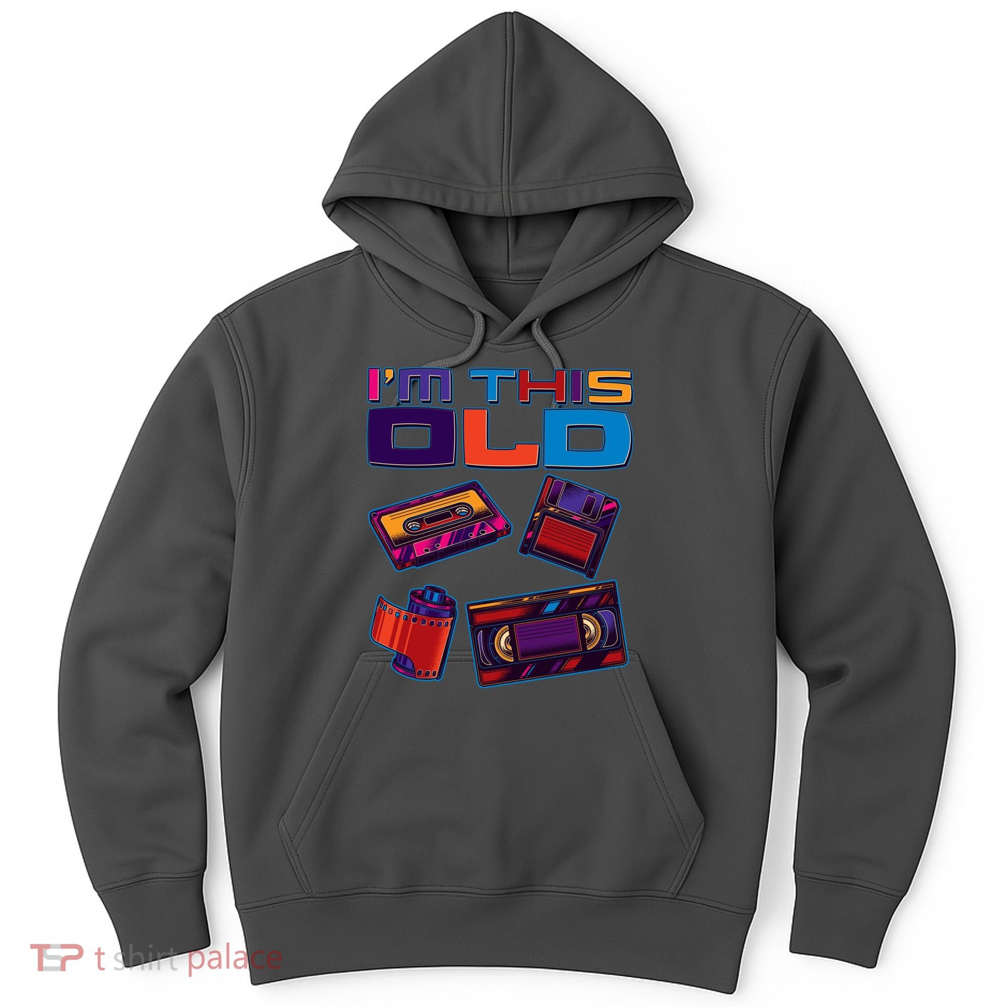 Funny I'm This Old Retro Media Technology Hoodie