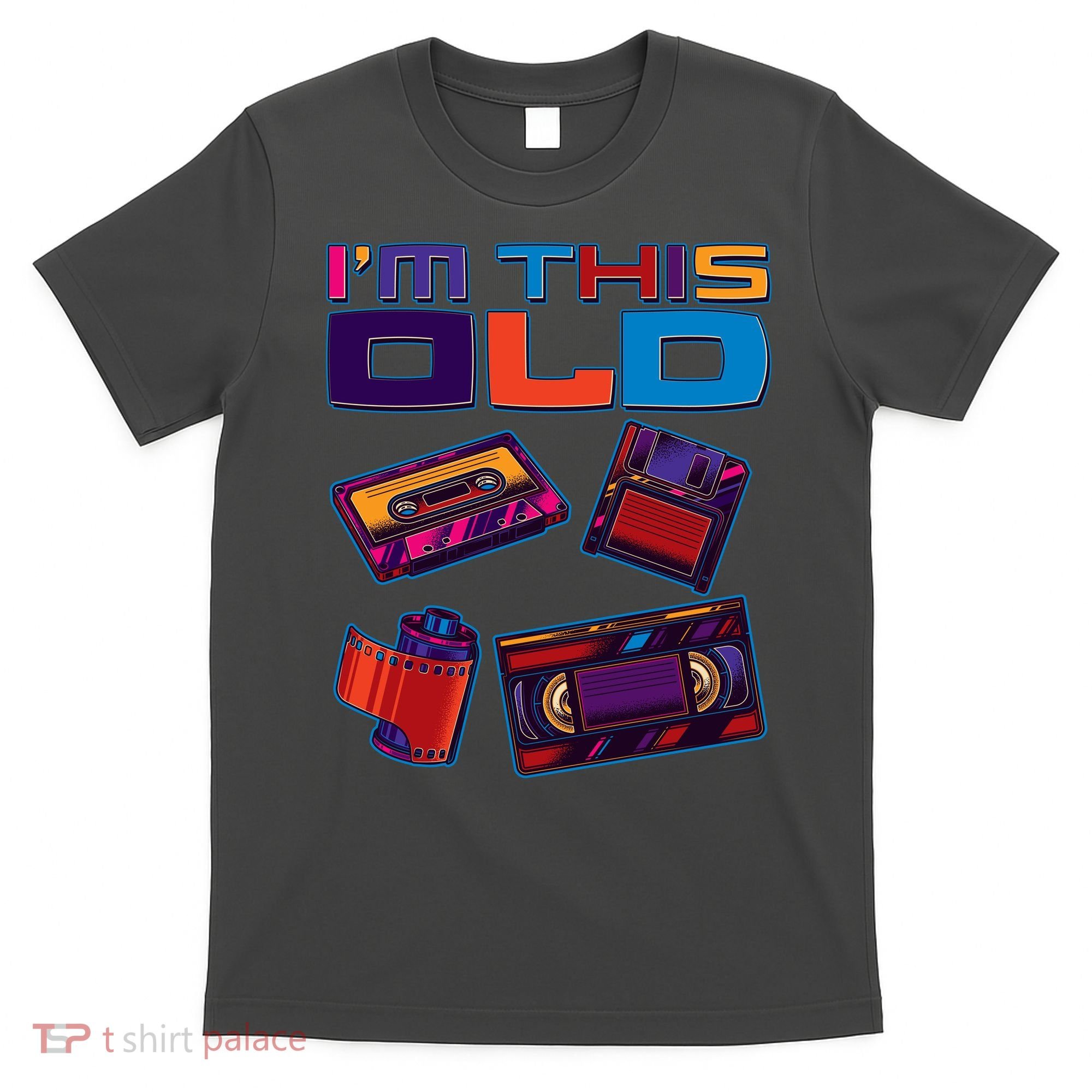Funny I'm This Old Retro Media Technology T-Shirt