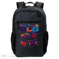 Funny I'm This Old Retro Media Technology Backpack thumb 0