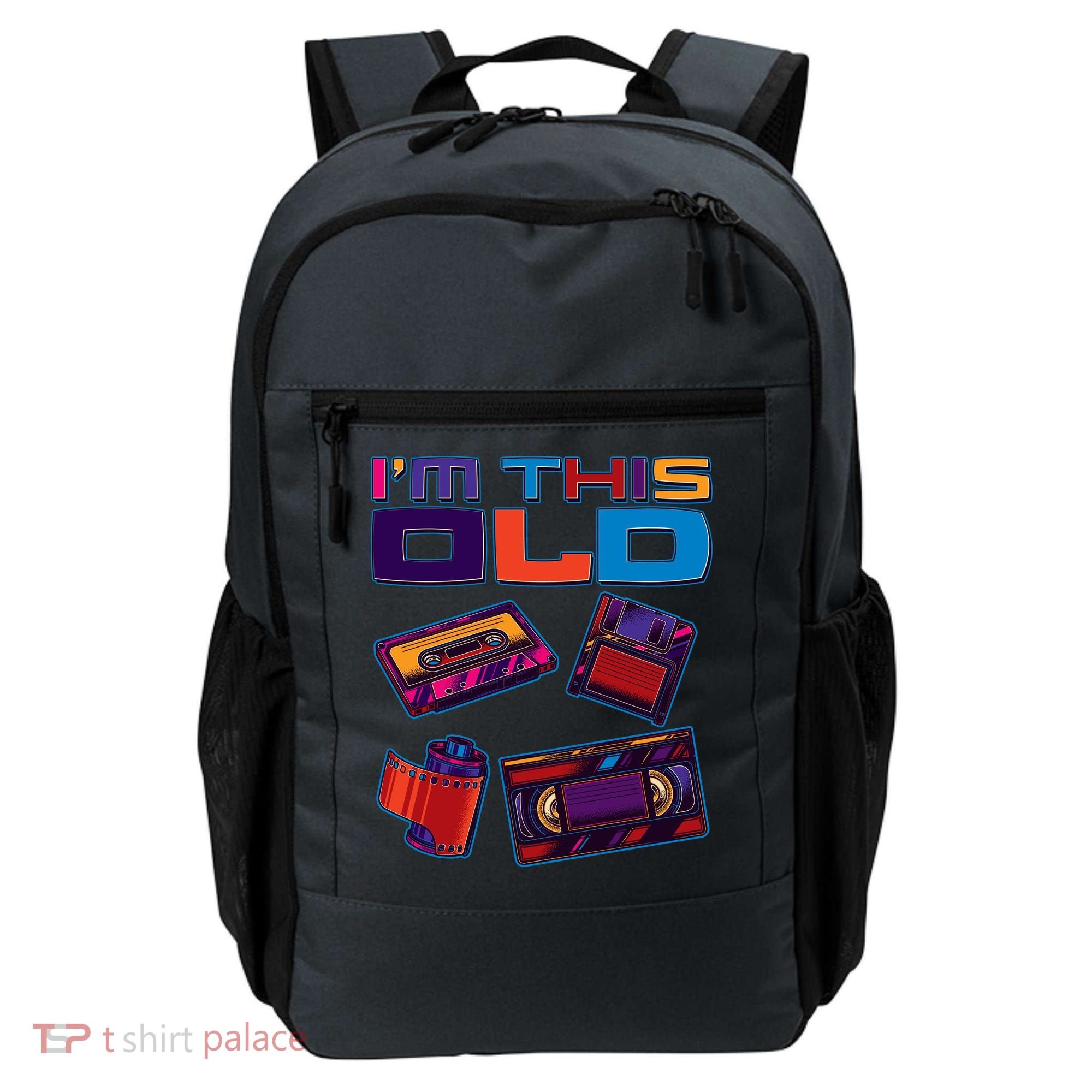 Funny I'm This Old Retro Media Technology Backpack