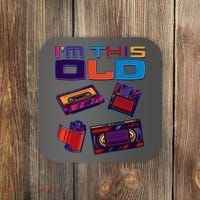 Funny I'm This Old Retro Media Technology Coaster thumb 0