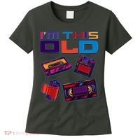 Funny I'm This Old Retro Media Technology Women's T-Shirt thumb 0