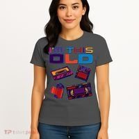 Funny I'm This Old Retro Media Technology Women's T-Shirt thumb 4
