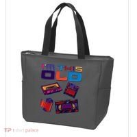 Funny I'm This Old Retro Media Technology Tote Bag thumb 3