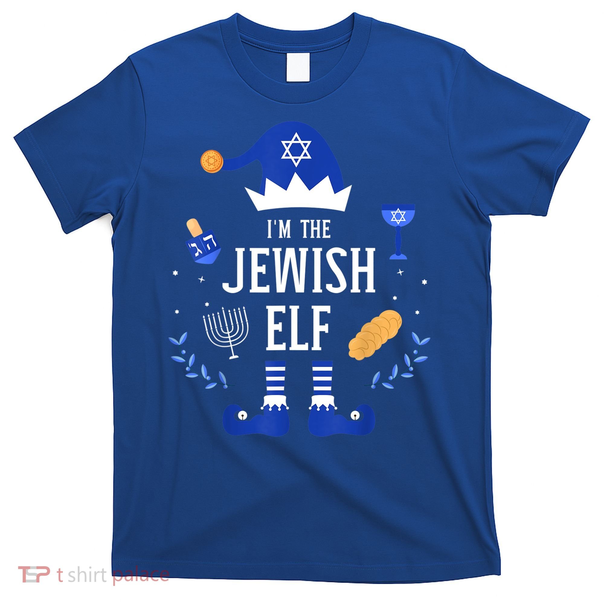 Funny I'm The Jewish Elf For Hanukkah Christmas Chanukah T-Shirt