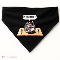 Funny Is That Edible Molecular Gastronomy USA-Made Doggie Bandana thumb 0