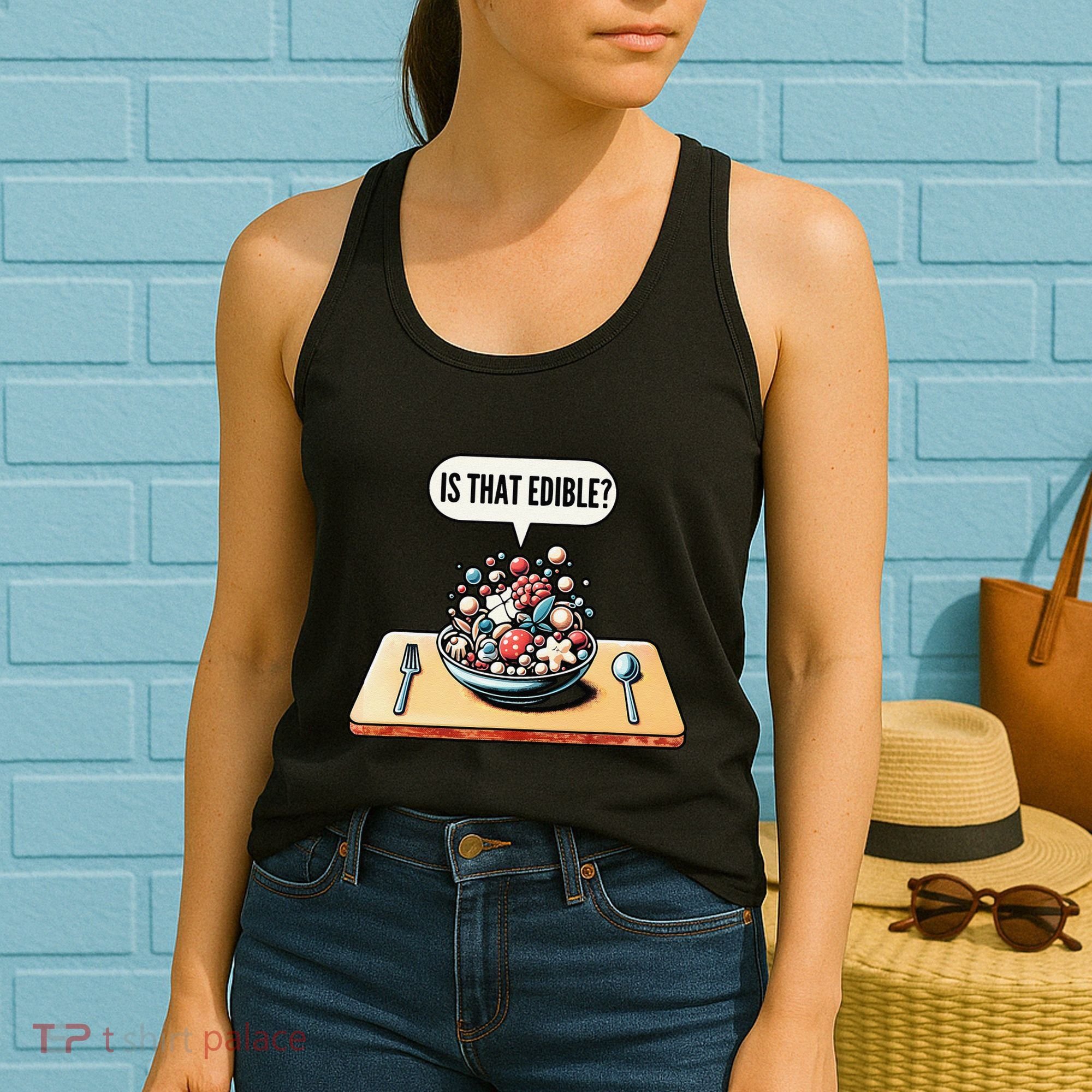 Funny Is That Edible Molecular Gastronomy Women's Tank Top