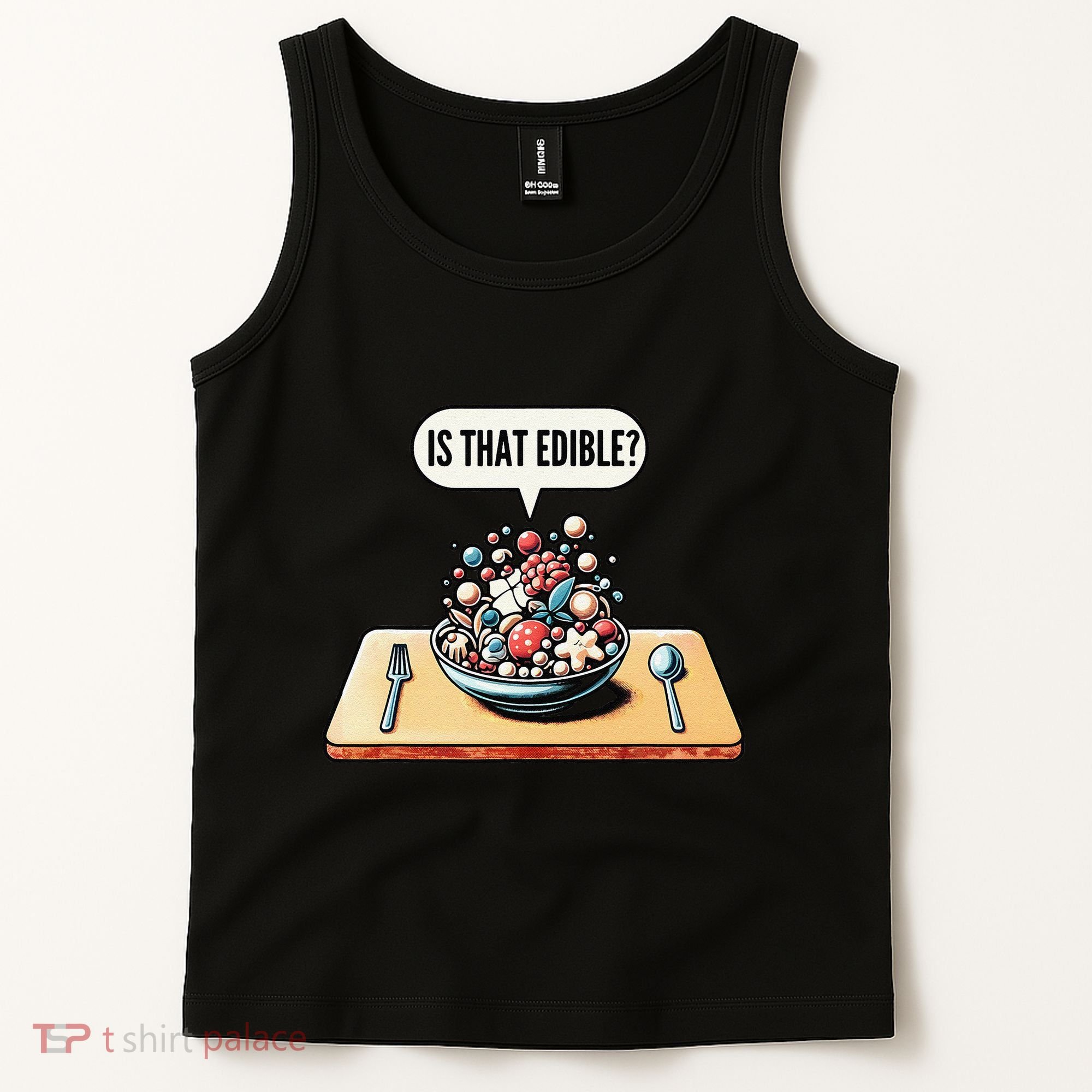 Funny Is That Edible Molecular Gastronomy Tank Top