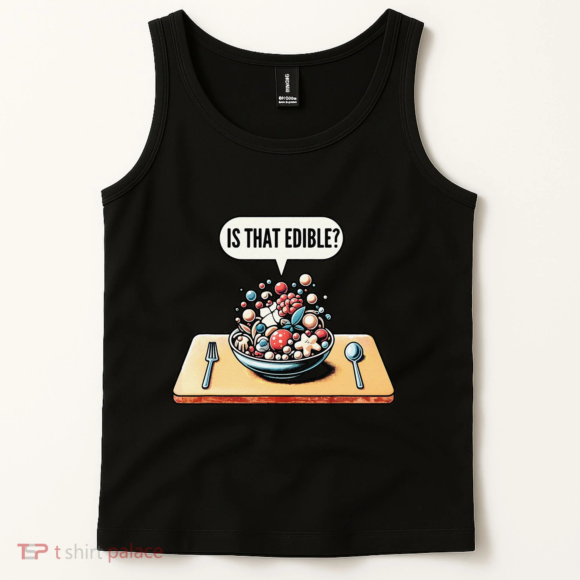 Funny Is That Edible Molecular Gastronomy Tank Top