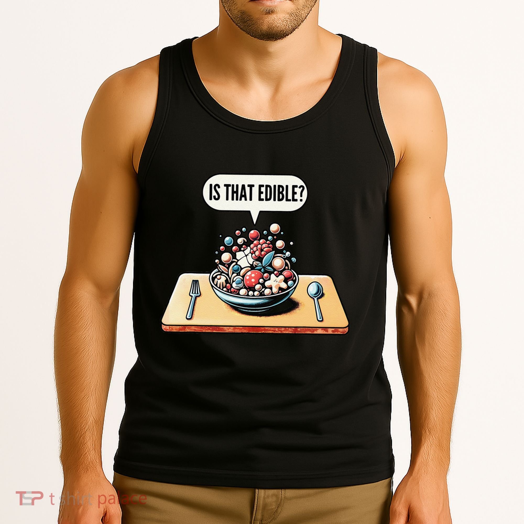 Funny Is That Edible Molecular Gastronomy Tank Top