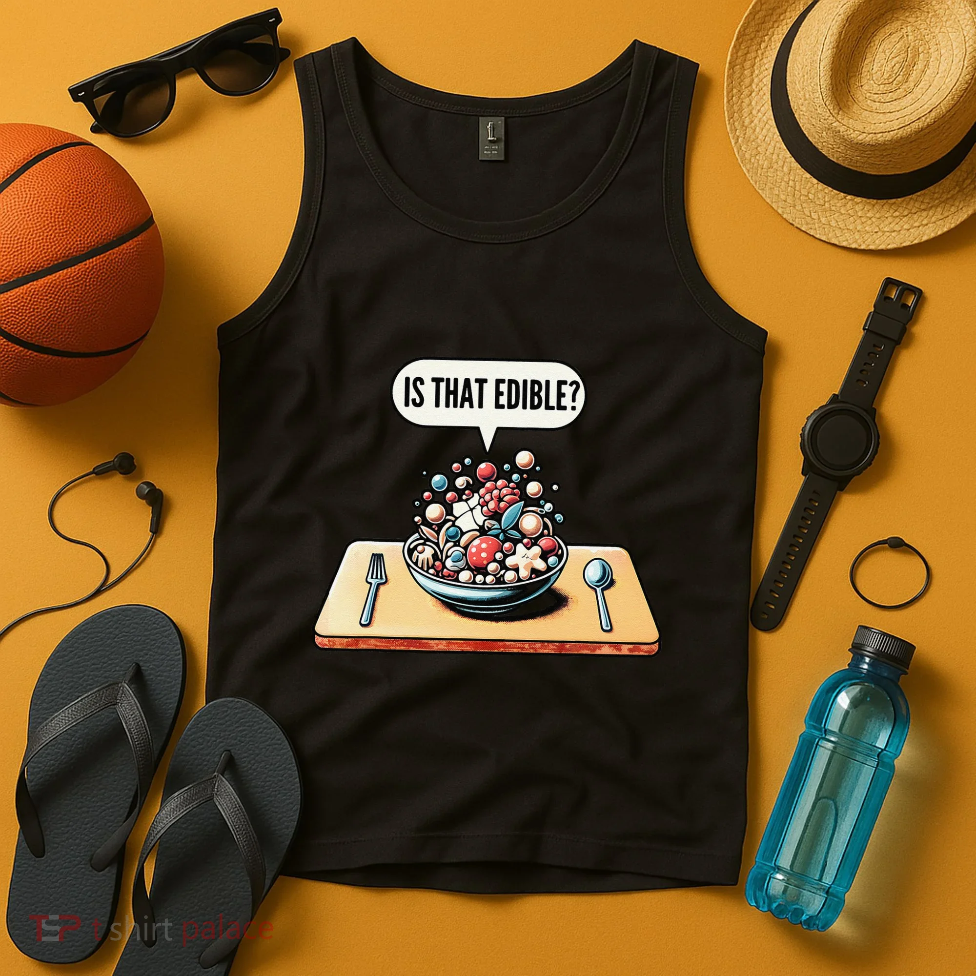 Funny Is That Edible Molecular Gastronomy Tank Top