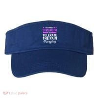 Fibromyalgia It Takes Strength To Tolerate The Pain Everyday Gift Visor thumb 0