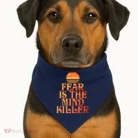 Fear Is The Mind Killer USA-Made Doggie Bandana thumb 1