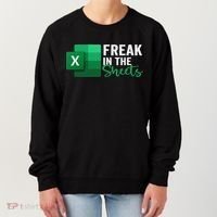 Freak In The Sheets Accountant Funny Spreadsheet Excel Women's Sweatshirt thumb 0