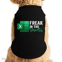 Freak In The Sheets Accountant Funny Spreadsheet Excel Doggie Tank thumb 0
