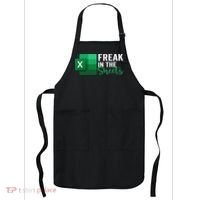 Freak In The Sheets Accountant Funny Spreadsheet Excel Apron thumb 0