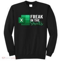 Freak In The Sheets Accountant Funny Spreadsheet Excel Sweatshirt thumb 0