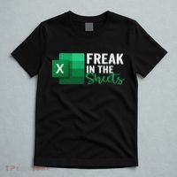 Freak In The Sheets Accountant Funny Spreadsheet Excel T-Shirt thumb 5