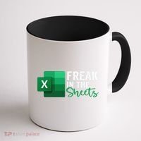 Freak In The Sheets Accountant Funny Spreadsheet Excel Coffee Mug thumb 1