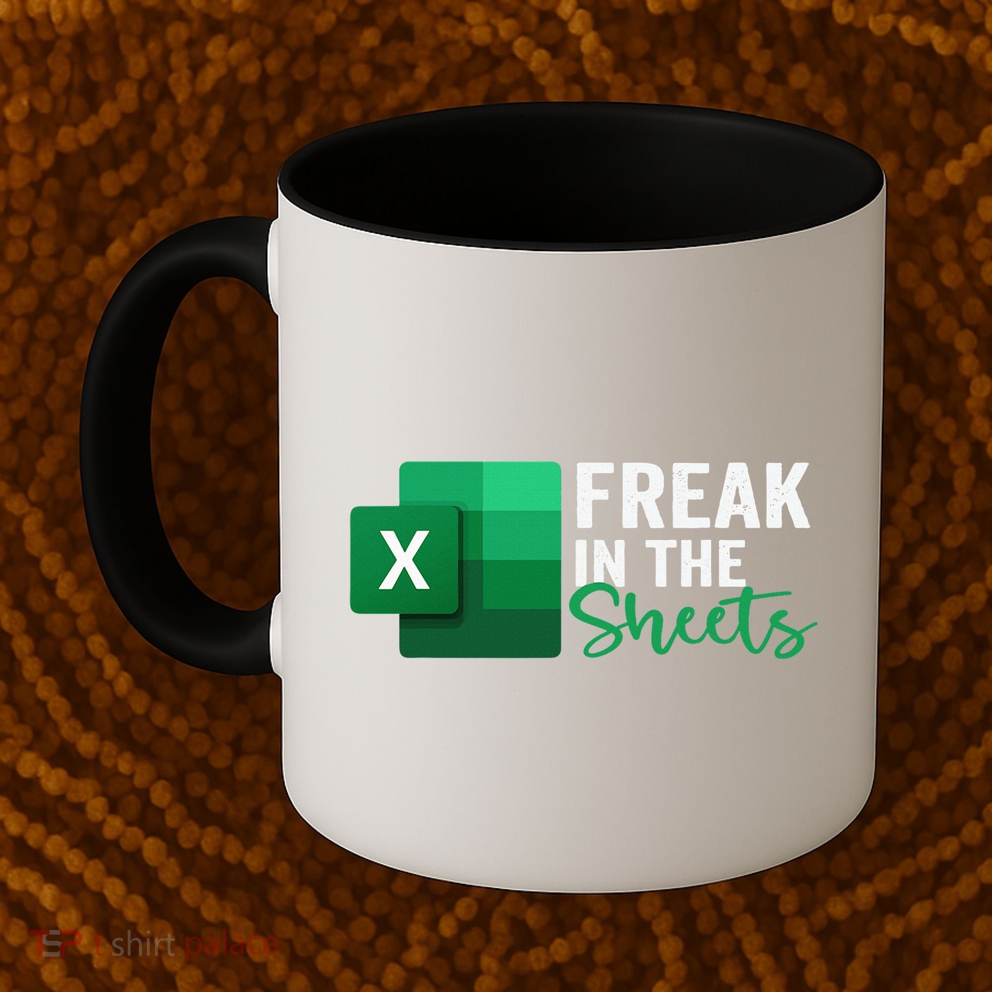 Freak In The Sheets Accountant Funny Spreadsheet Excel Coffee Mug