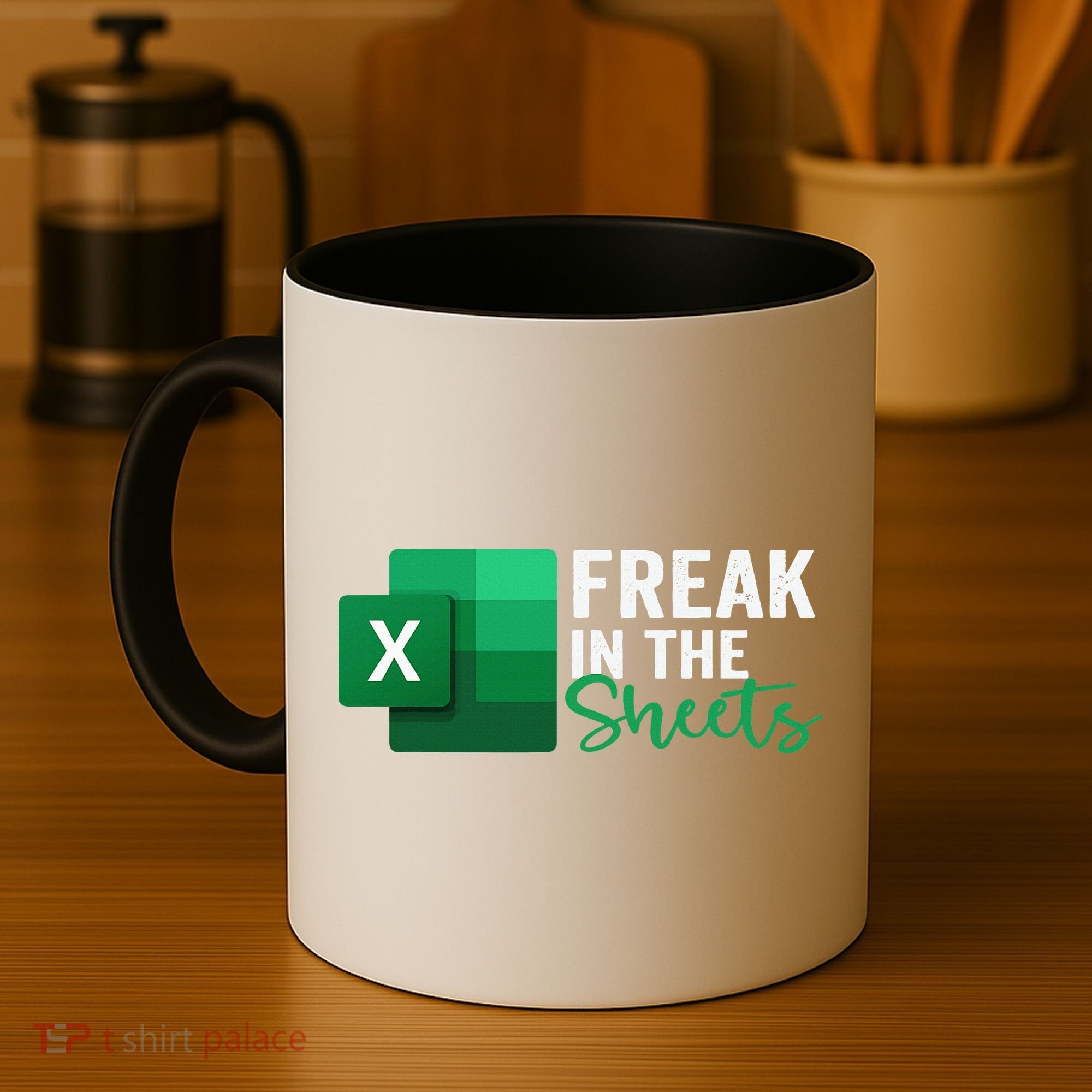 Freak In The Sheets Accountant Funny Spreadsheet Excel Coffee Mug