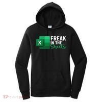 Freak In The Sheets Accountant Funny Spreadsheet Excel Women's Hoodie thumb 0