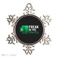 Freak In The Sheets Accountant Funny Spreadsheet Excel Ornament thumb 0